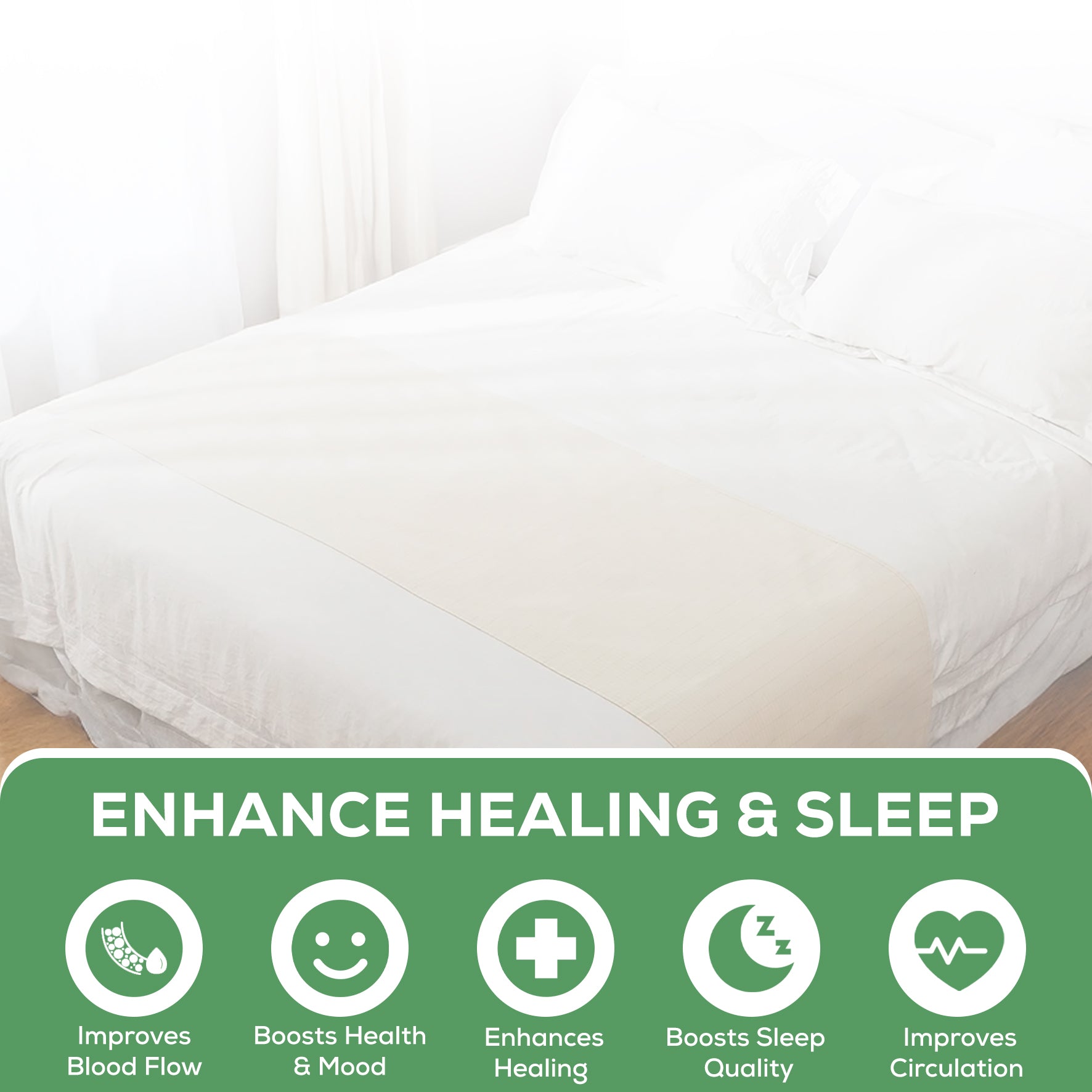 Heygroun™ – Earthing Sleep Bedsheet