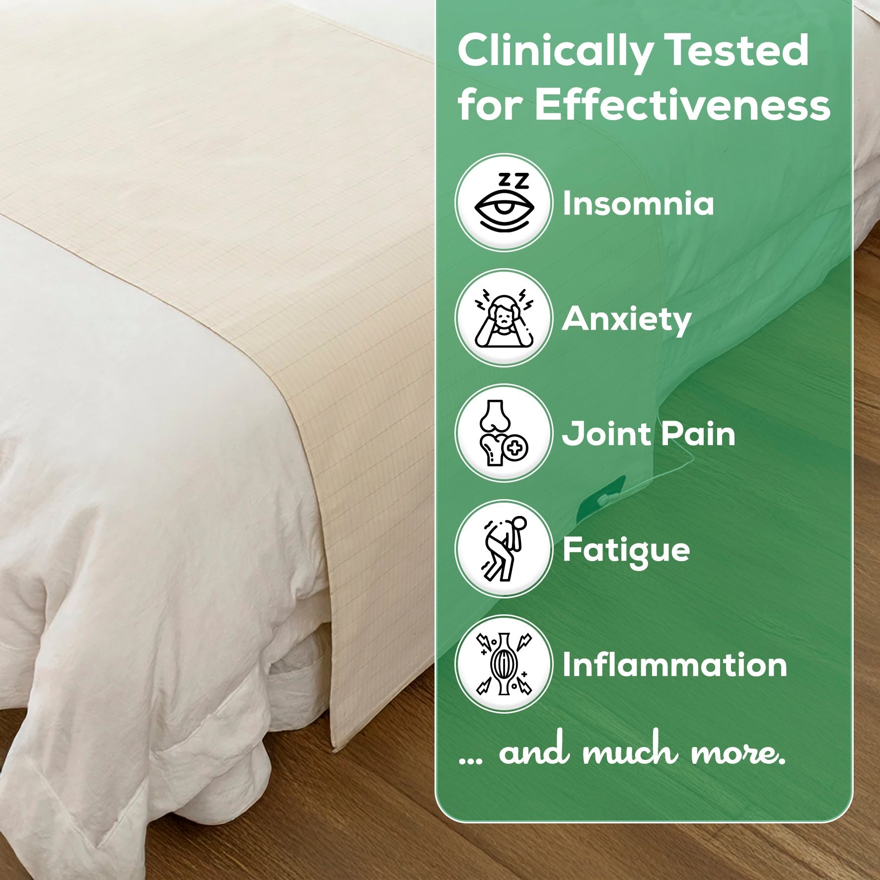 Heygroun™ – Earthing Sleep Bedsheet